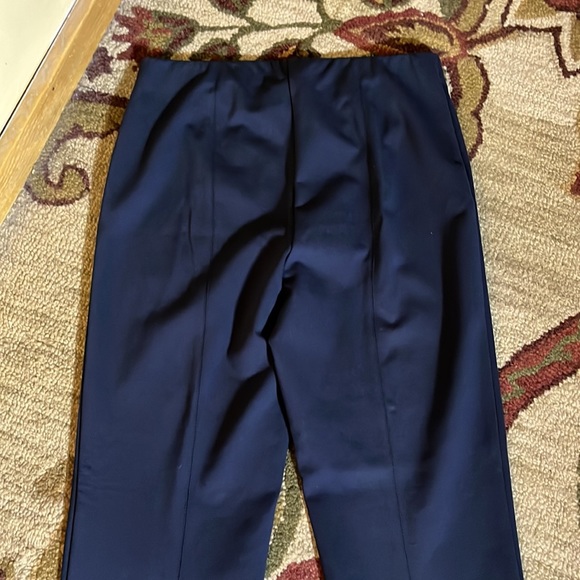PURE JILL Size Small Pointe Slim Leg Pants Classic Navy Stretch PullOn $99 NEW - Picture 7 of 13